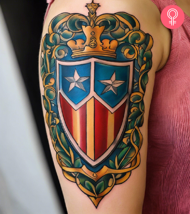 8 Amazing Shield Tattoo Ideas And Their Meanings