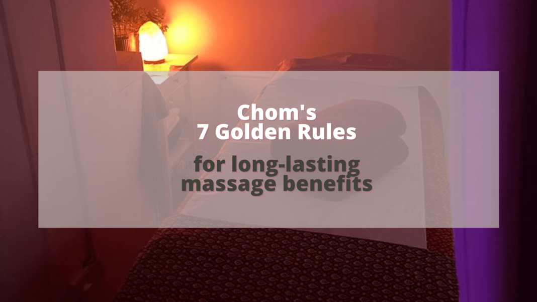 After-Care Advice for a Massage Experience with Lasting Benefits