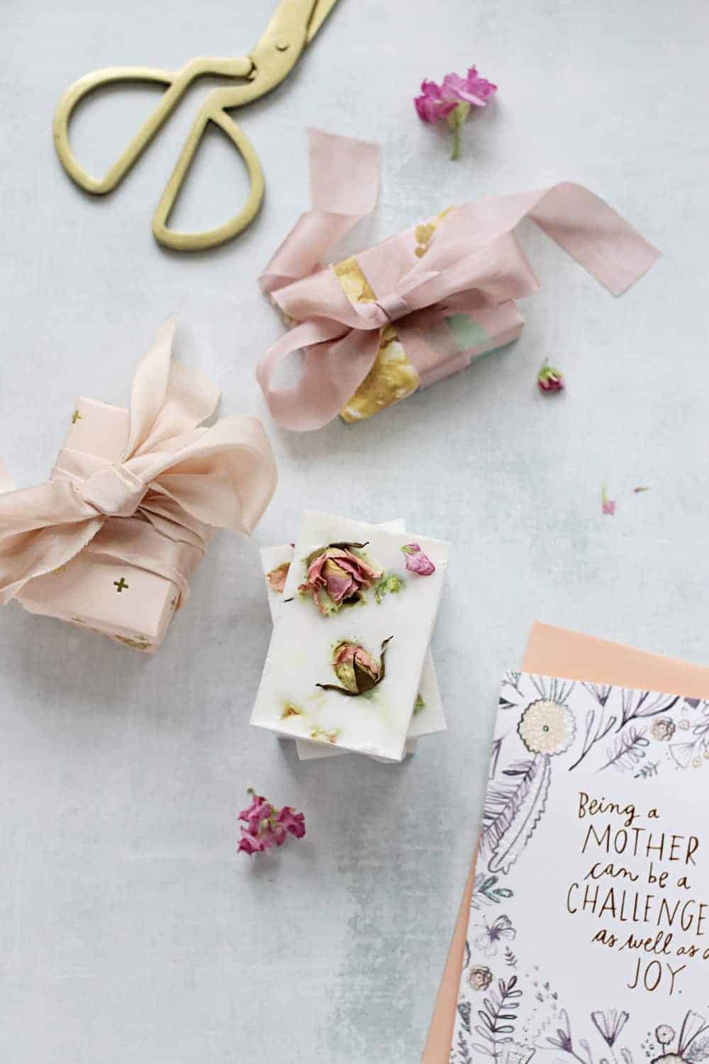 These DIY Flower Petal Soaps Are the Perfect Mother