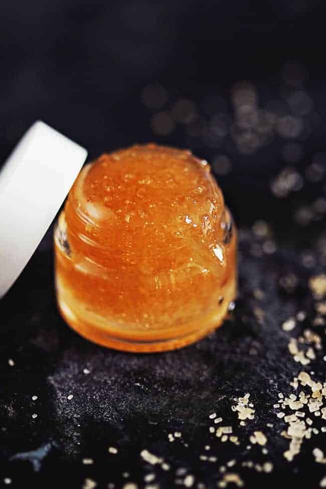 All-Natural DIY Sugar Lip Scrub with Honey