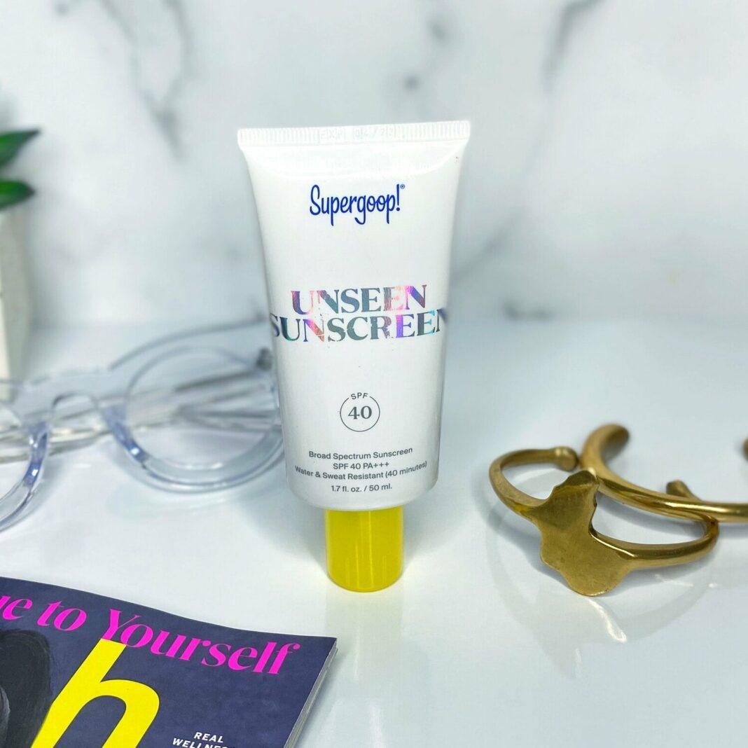 Supergoop Unseen Sunscreen with SPF 40 — Face Flawless Skin- Skincare Advice for Women of Color