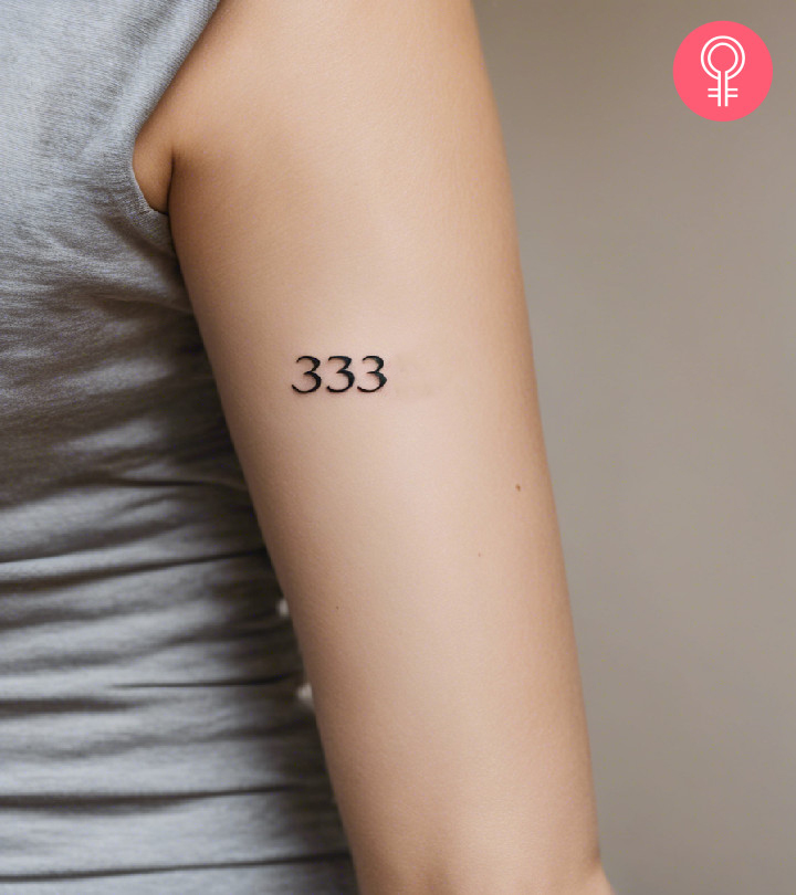 8 Unique 333 Tattoo Ideas Symbolizing Spiritual Significance